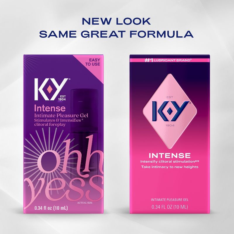 slide 11 of 11, K-Y Intense Pleasure Gel Stimulates & Intensifies - 0.34oz, 0.34 oz