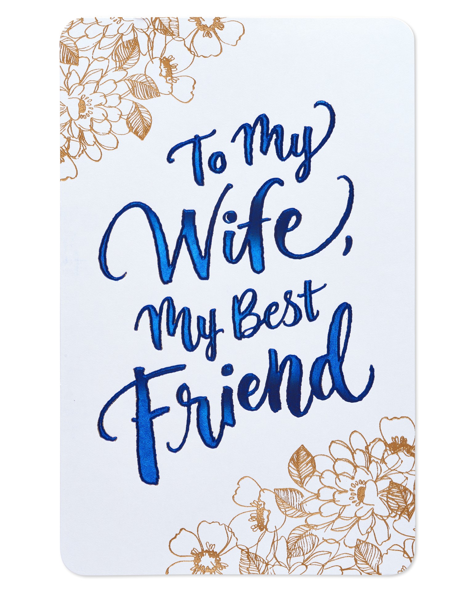 slide 5 of 5, American Greetings Birthday Card for Wife (Floral), 1 ct