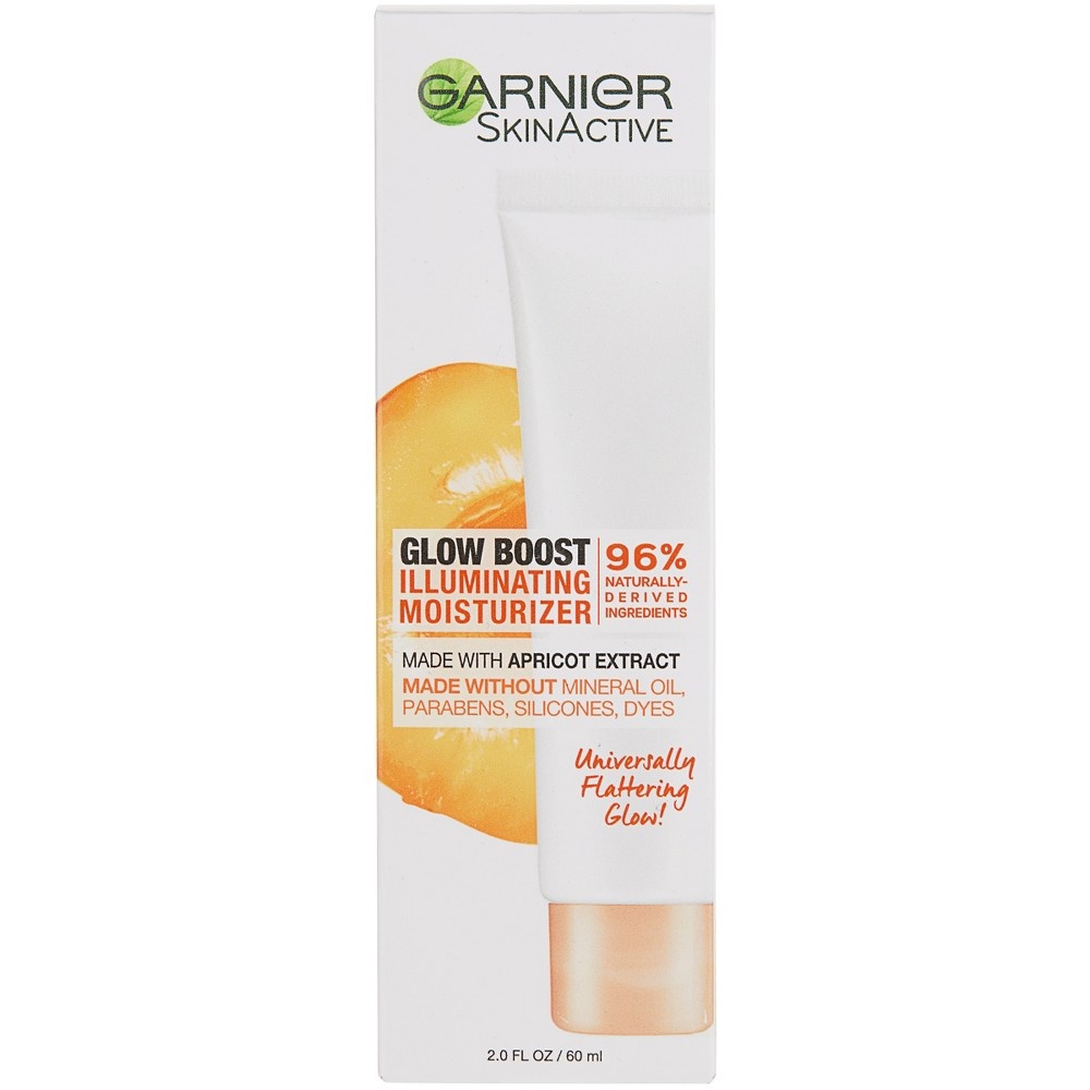 slide 2 of 8, Garnier Skinactive Glow Boost Illuminating Moisturizer, 2 oz