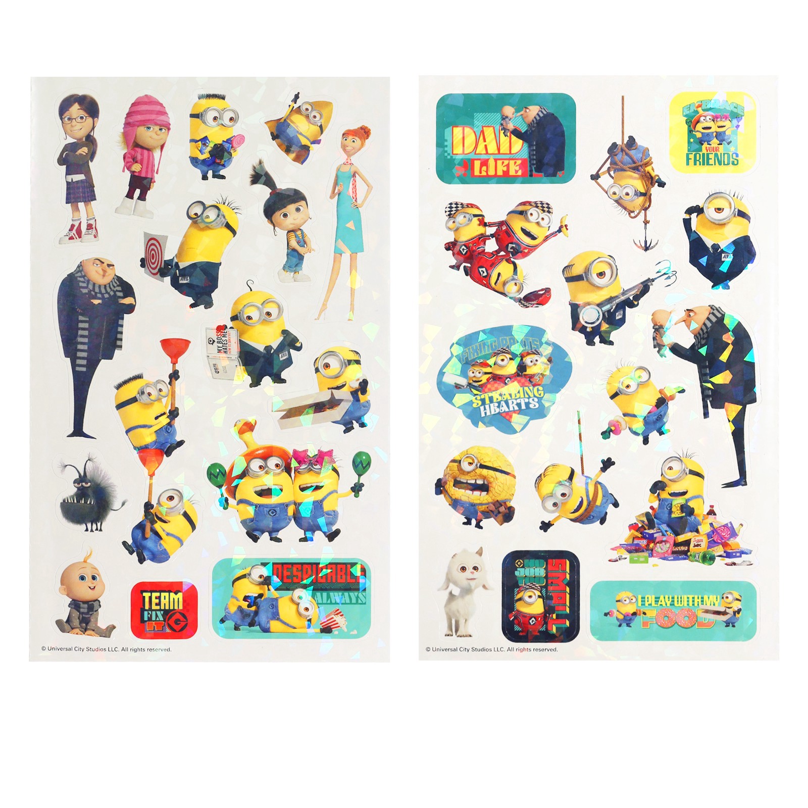 slide 2 of 3, Trends International Despicable Me 4 Stickers, 4.25 in x 8.25 in