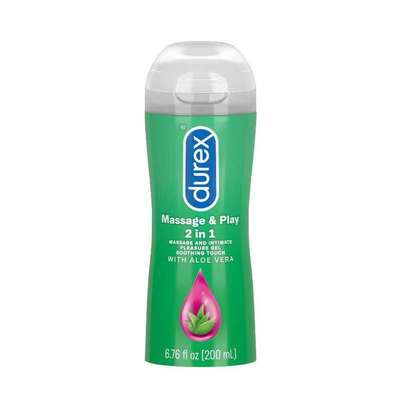 slide 1 of 6, Durex Touch & Play Aloe Vera Personal Lubricant 6.76 fl oz, 1 x 6.76 fl oz
