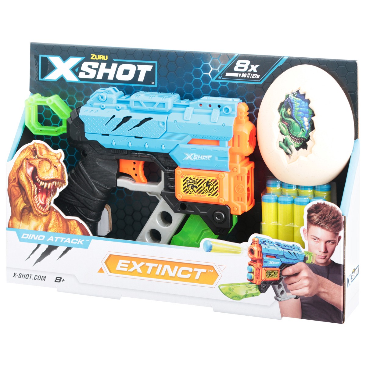 slide 5 of 9, ZURU X-Shot Dino Attack Extinct Toy 1 ea, 1 ct