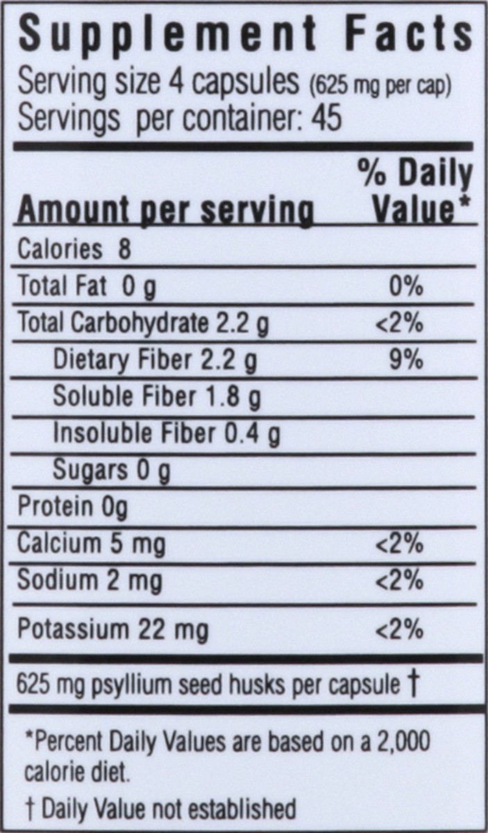 slide 10 of 10, Yerba Prima Psyllium Husks Caps 180 ea, 180 ct