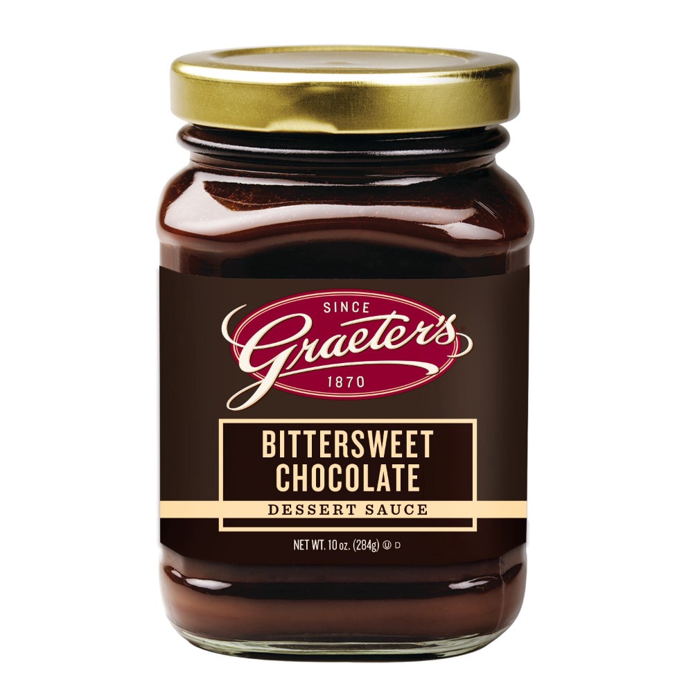 slide 1 of 2, Graeter's Bittersweet Chocolate Topping, 10 oz