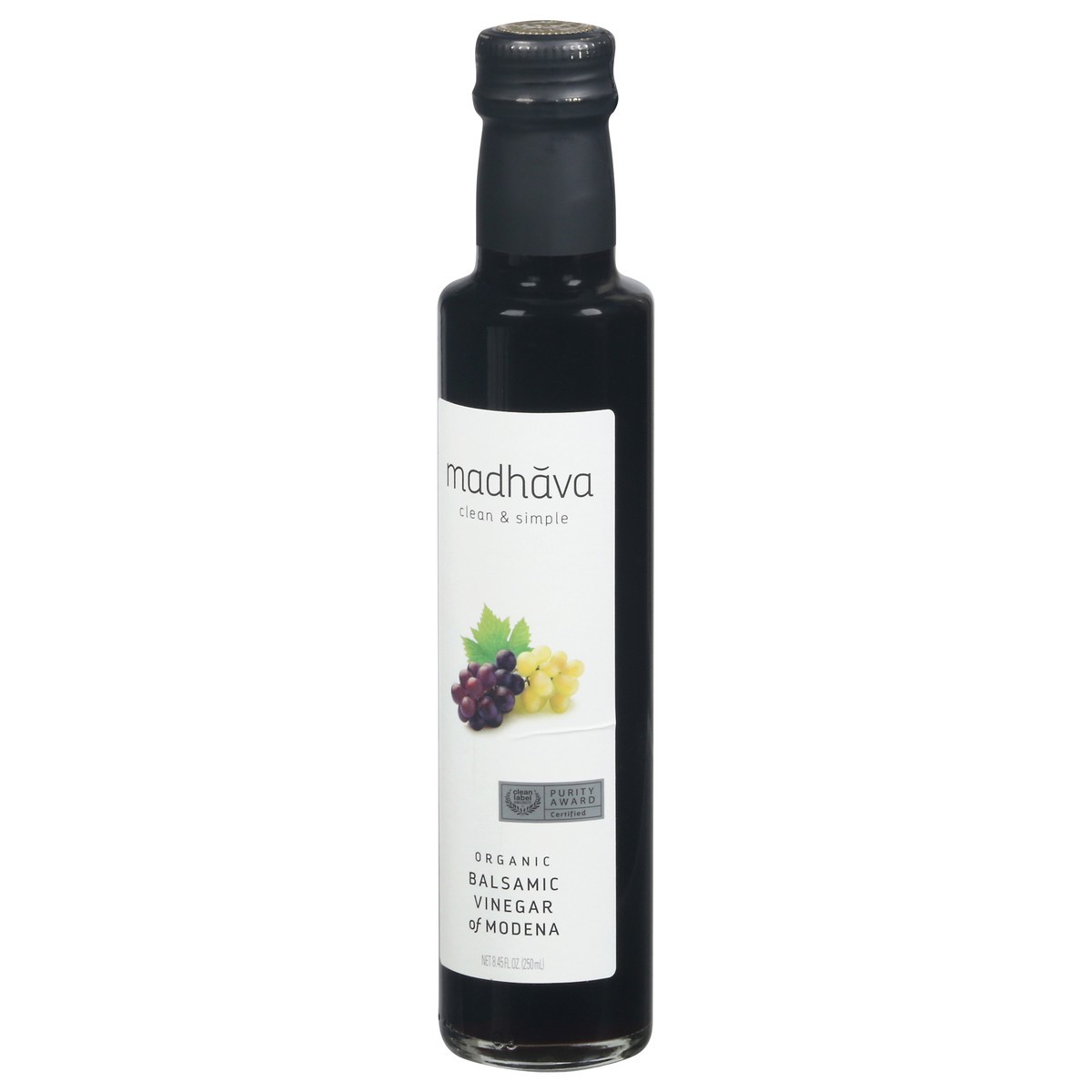 slide 7 of 9, Madhava Organic Balsamic Vinegar of Modena 8.45 fl oz, 8.45 fl oz
