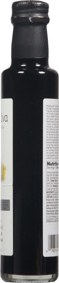 slide 3 of 9, Madhava Organic Balsamic Vinegar of Modena 8.45 fl oz, 8.45 fl oz