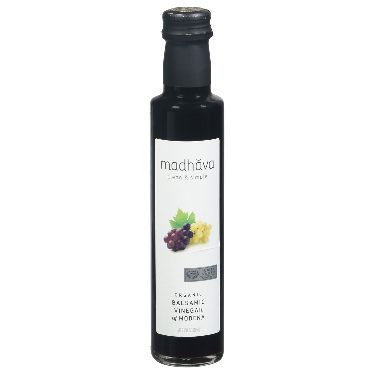 slide 1 of 9, Madhava Organic Balsamic Vinegar of Modena 8.45 fl oz, 8.45 fl oz