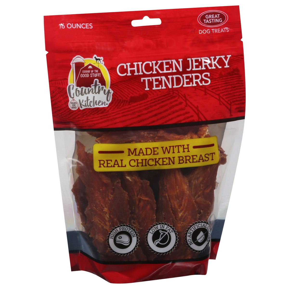 slide 3 of 9, Country Kitchen Chicken Jerky Tenders Dog Treats 16 oz, 16 oz