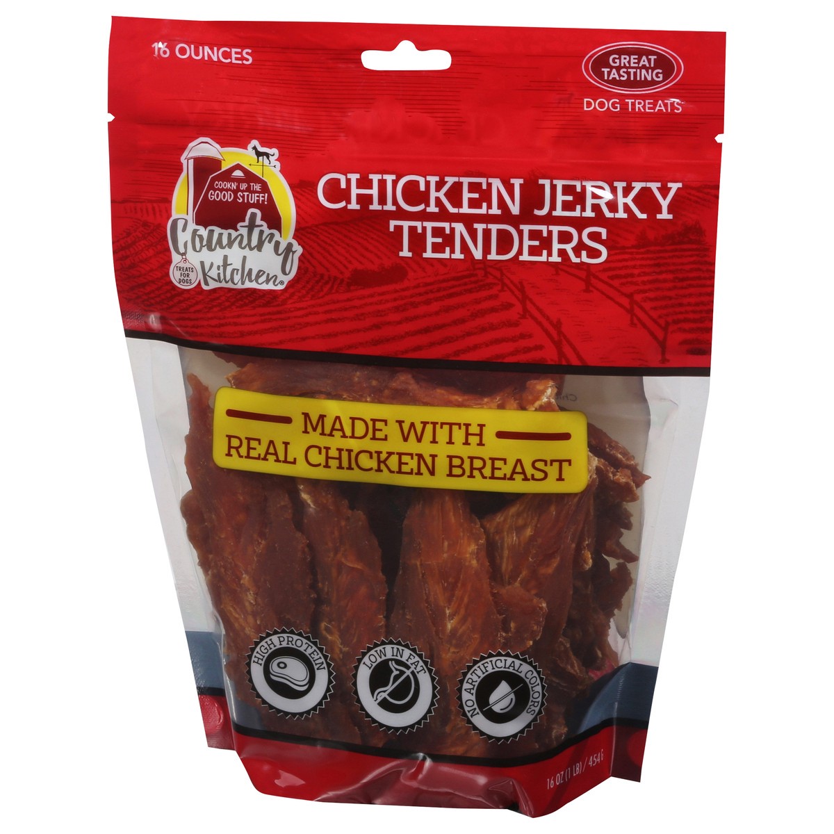 slide 8 of 9, Country Kitchen Chicken Jerky Tenders Dog Treats 16 oz, 16 oz
