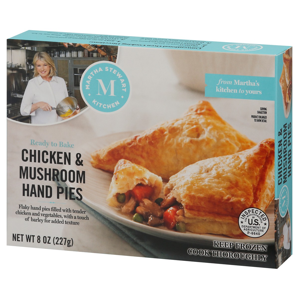 slide 3 of 9, Martha Stewart Kitchen Chicken & Mushroom Hand Pies, 2 ct; 9 oz