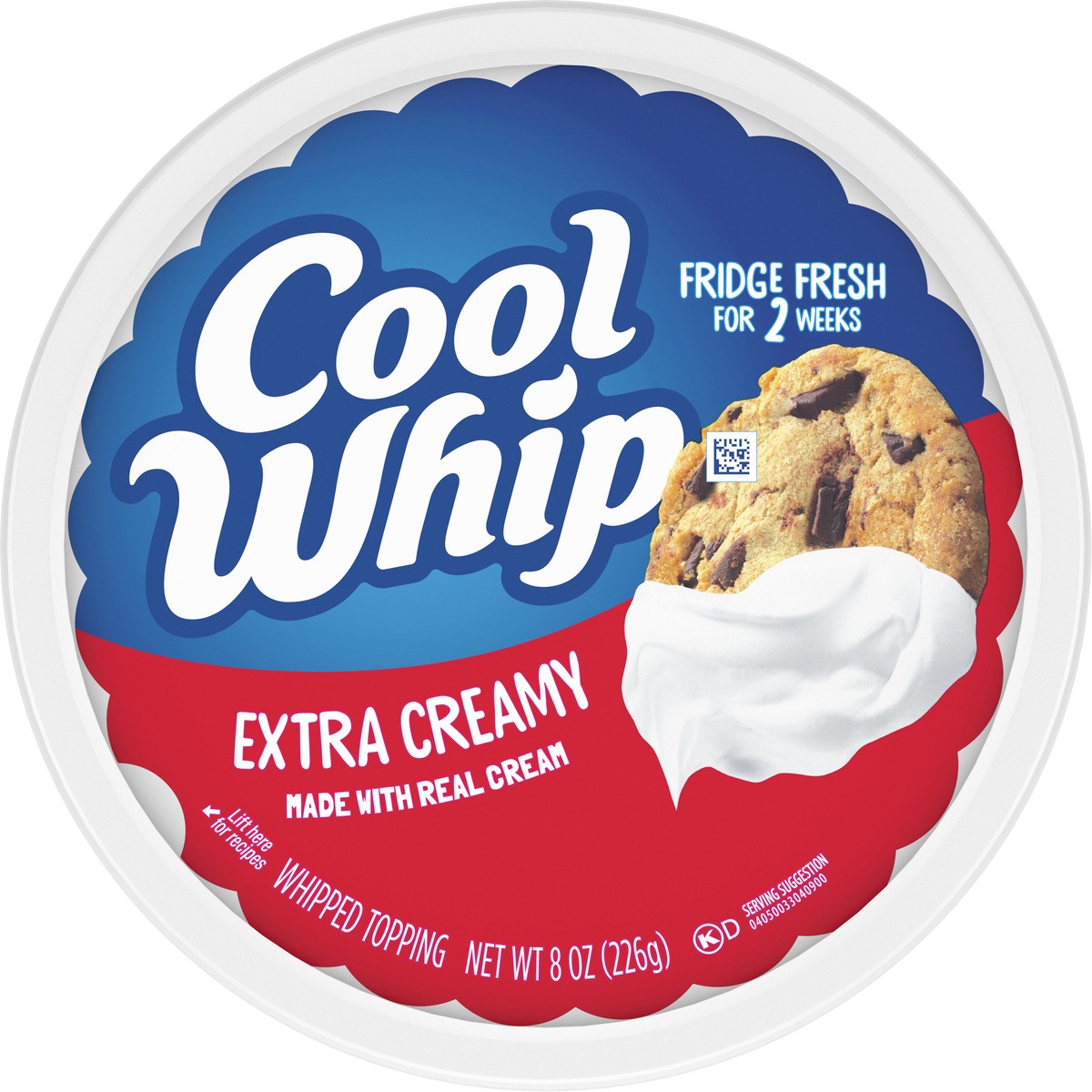 slide 11 of 13, Cool Whip Extra Creamy Whipped Topping, 8 oz Tub, 8 oz