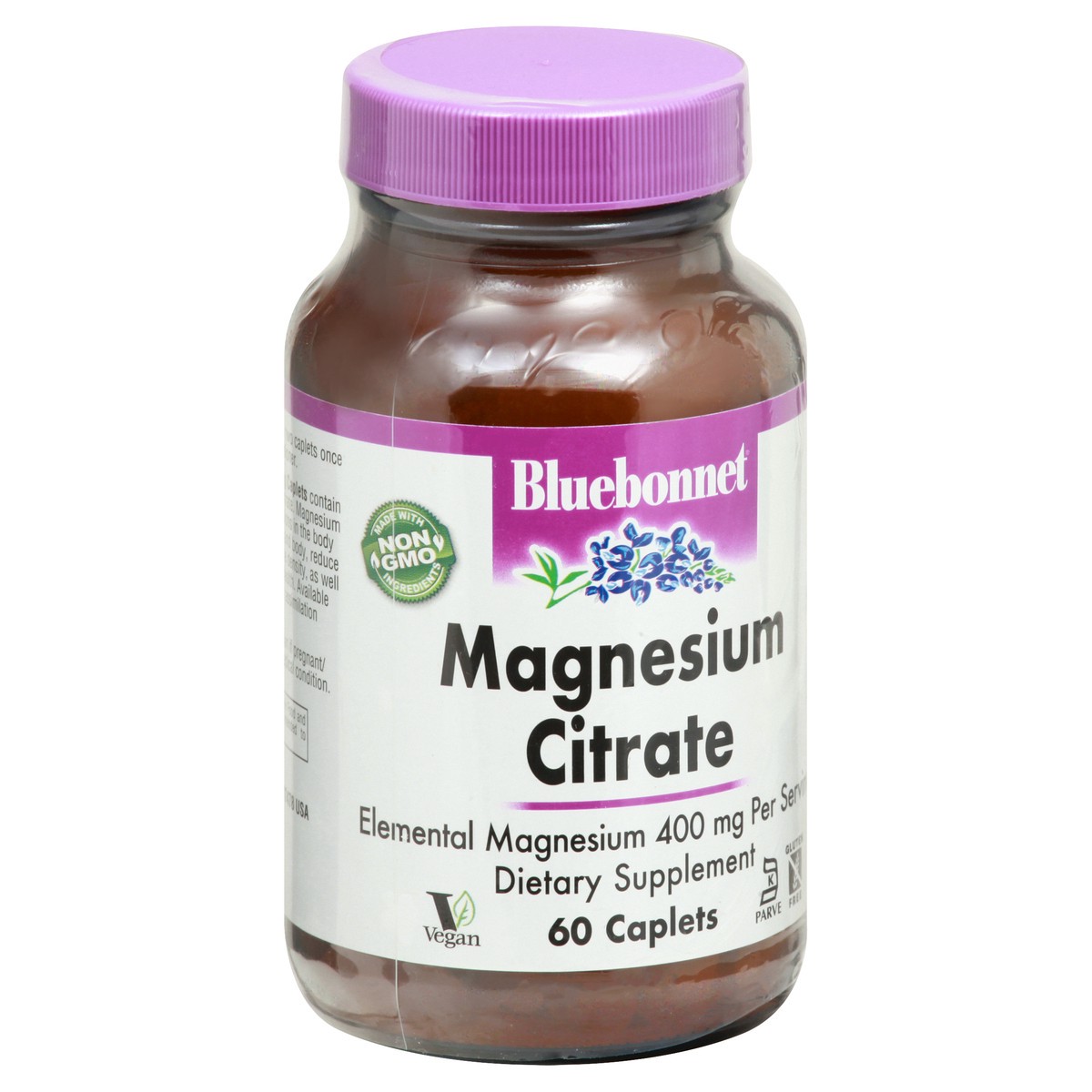 slide 12 of 12, Bluebonnet Nutrition Caplets Magnesium Citrate 60 ea, 60 ct