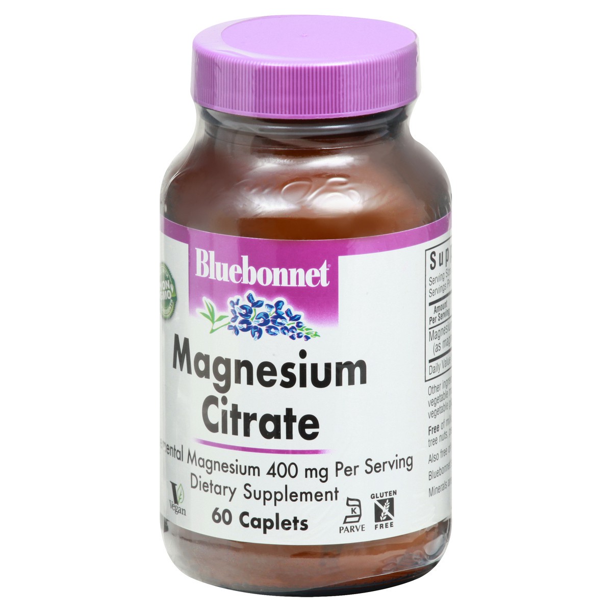 slide 10 of 12, Bluebonnet Nutrition Caplets Magnesium Citrate 60 ea, 60 ct