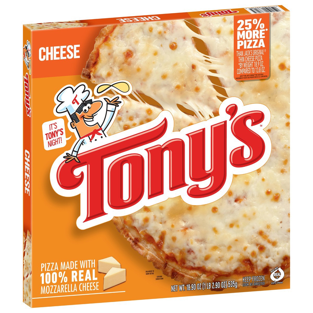 slide 37 of 48, Tony's Cheese Frozen Pizza - 18.9oz, 18.9 oz