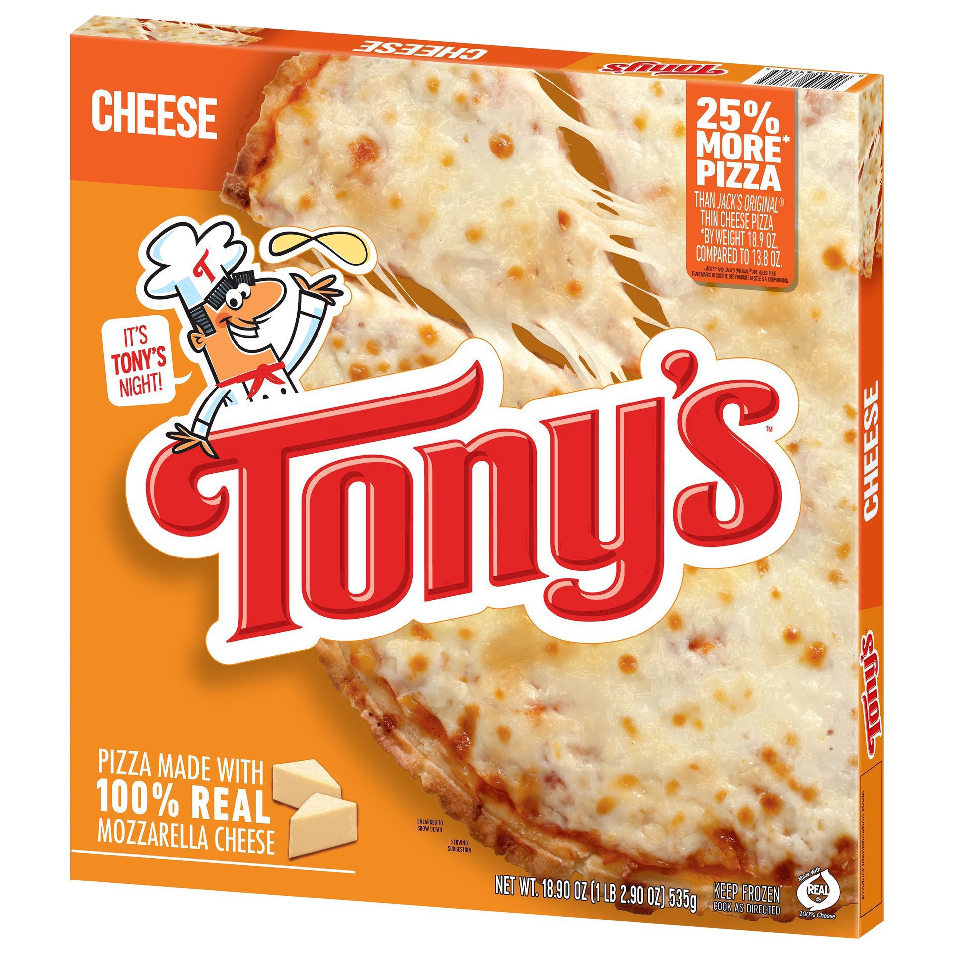 slide 20 of 48, Tony's Cheese Frozen Pizza - 18.9oz, 18.9 oz