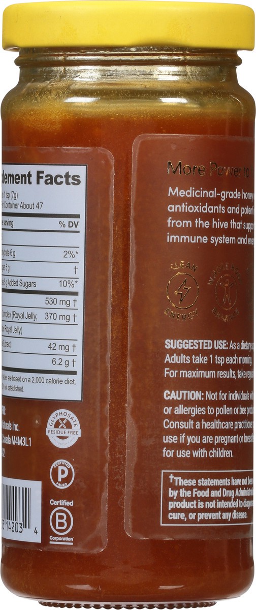 slide 8 of 9, Beekeeper's Naturals B.Powered Honey, 1 ct