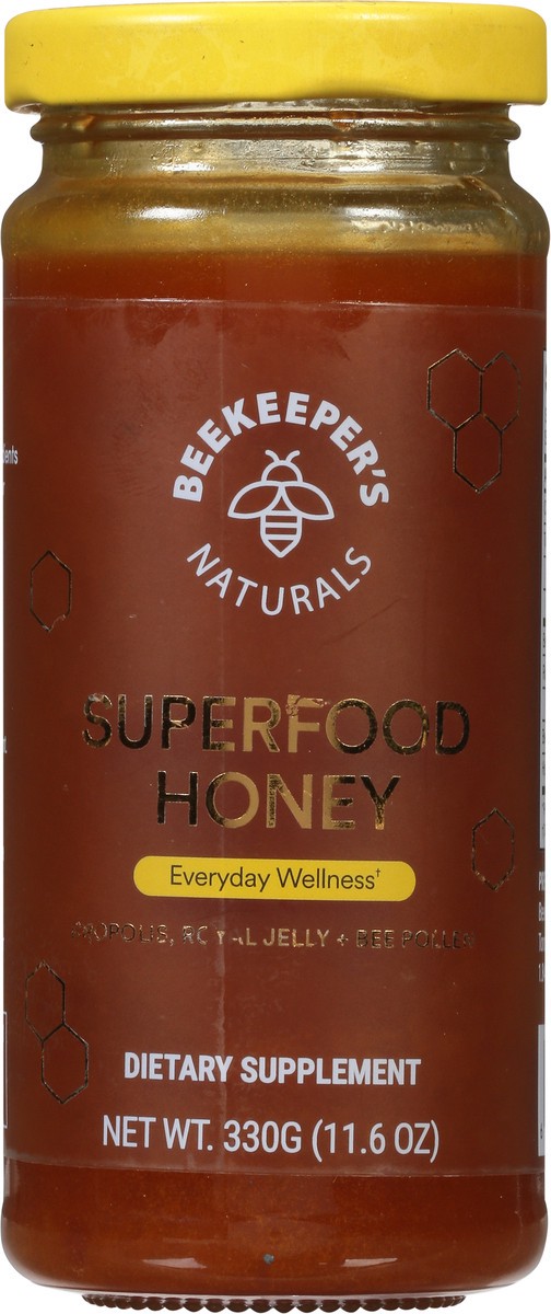 slide 4 of 9, Beekeeper's Naturals B.Powered Honey, 1 ct