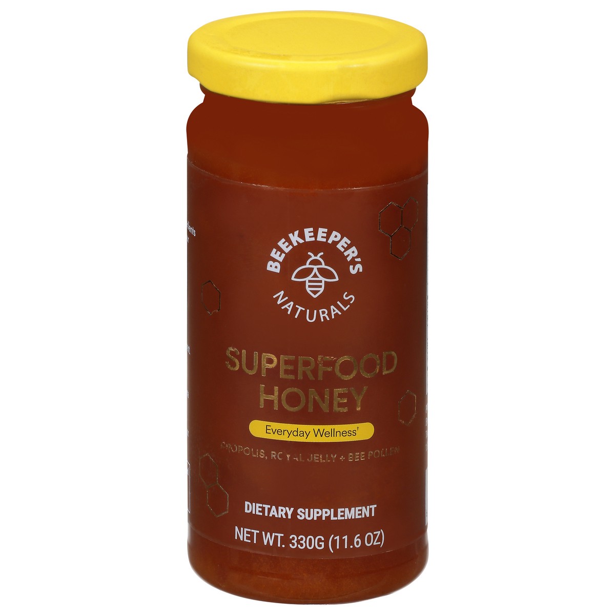 slide 1 of 9, Beekeeper's Naturals B.Powered Honey, 1 ct