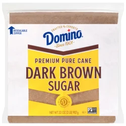 Domino Premium Pure Cane Dark Brown Sugar 2 lb