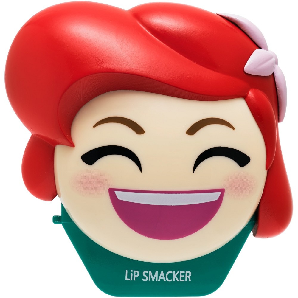 slide 2 of 4, Lip Smacker Lip Balm Disney Emoji Ariel, 0.26 oz