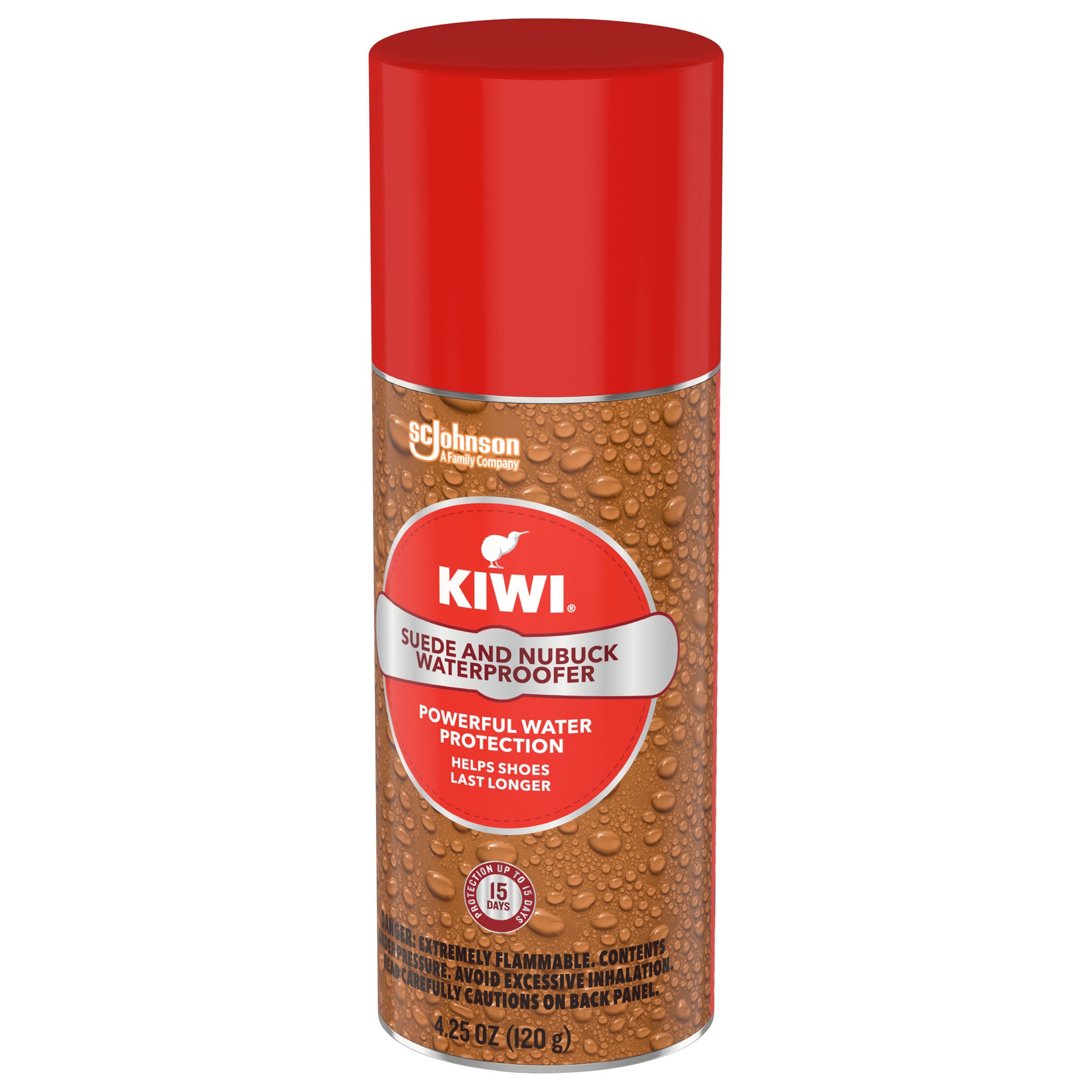 slide 3 of 5, Kiwi Suede / Nubuck Shoe Protectors, 4.25 fl oz