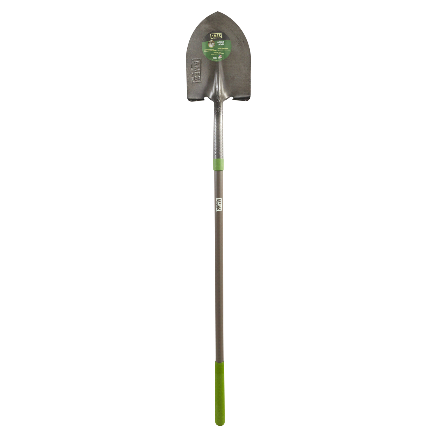 slide 1 of 5, Ames Long Handle Round Point Shovel, 1 ct