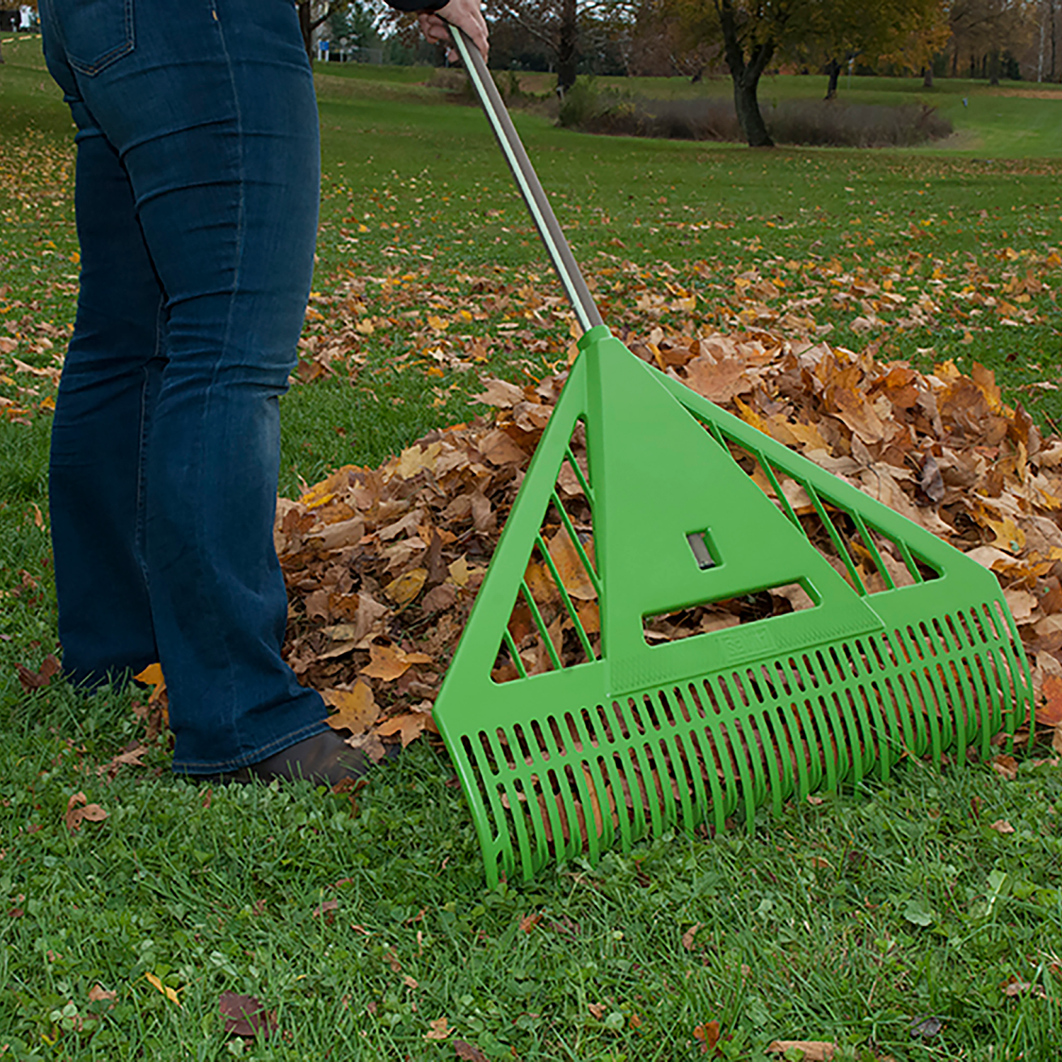 slide 3 of 5, AMES Dual Tine Leaf Rake, 1 ct