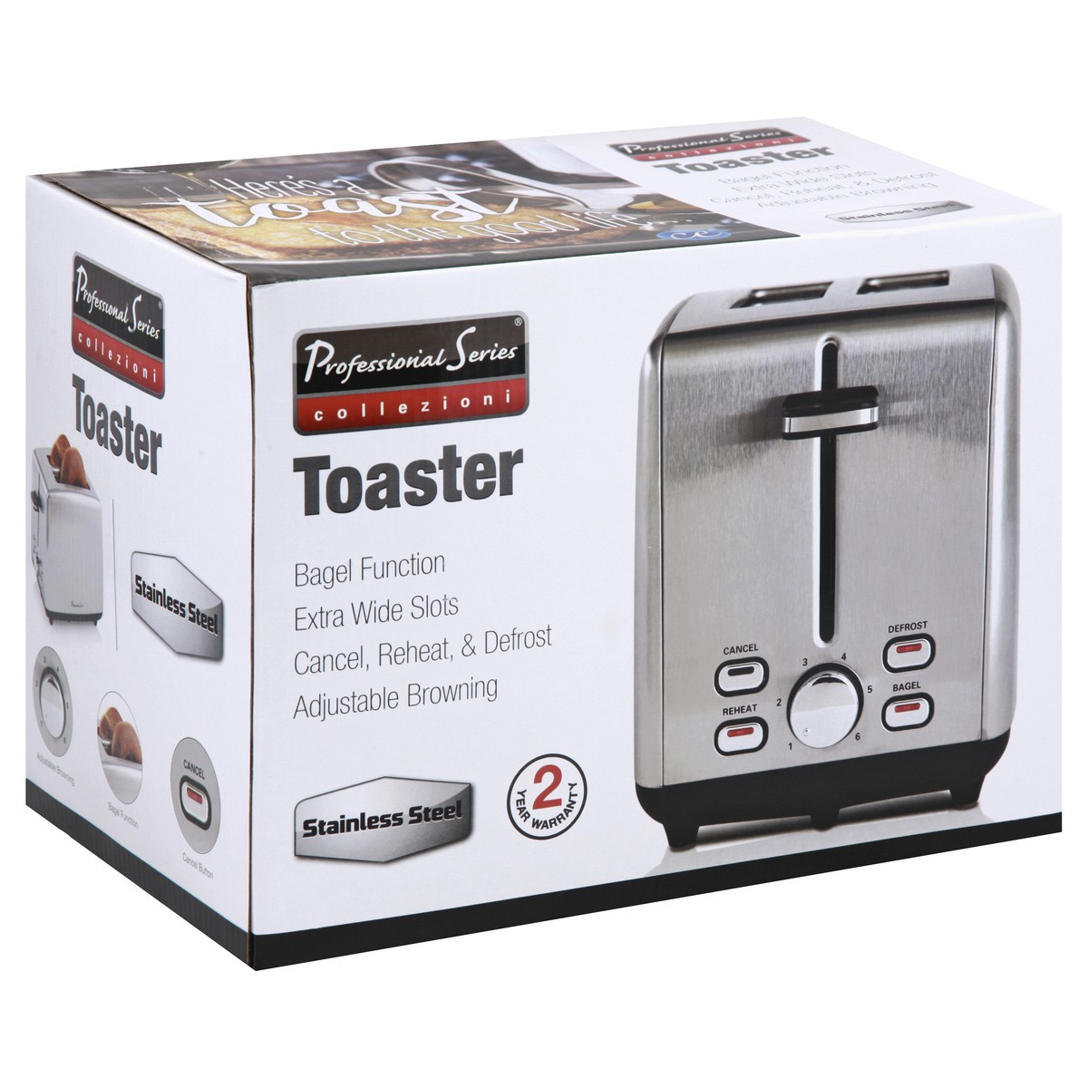 slide 2 of 5, Professional Series Toaster 1 ea, 1 ct