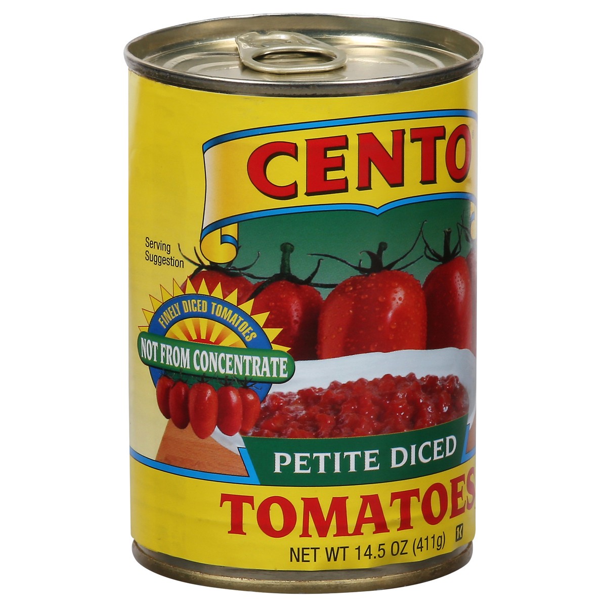 slide 3 of 13, Cento Petite Diced Tomatoes in Puree 14.5 oz, 14.5 oz