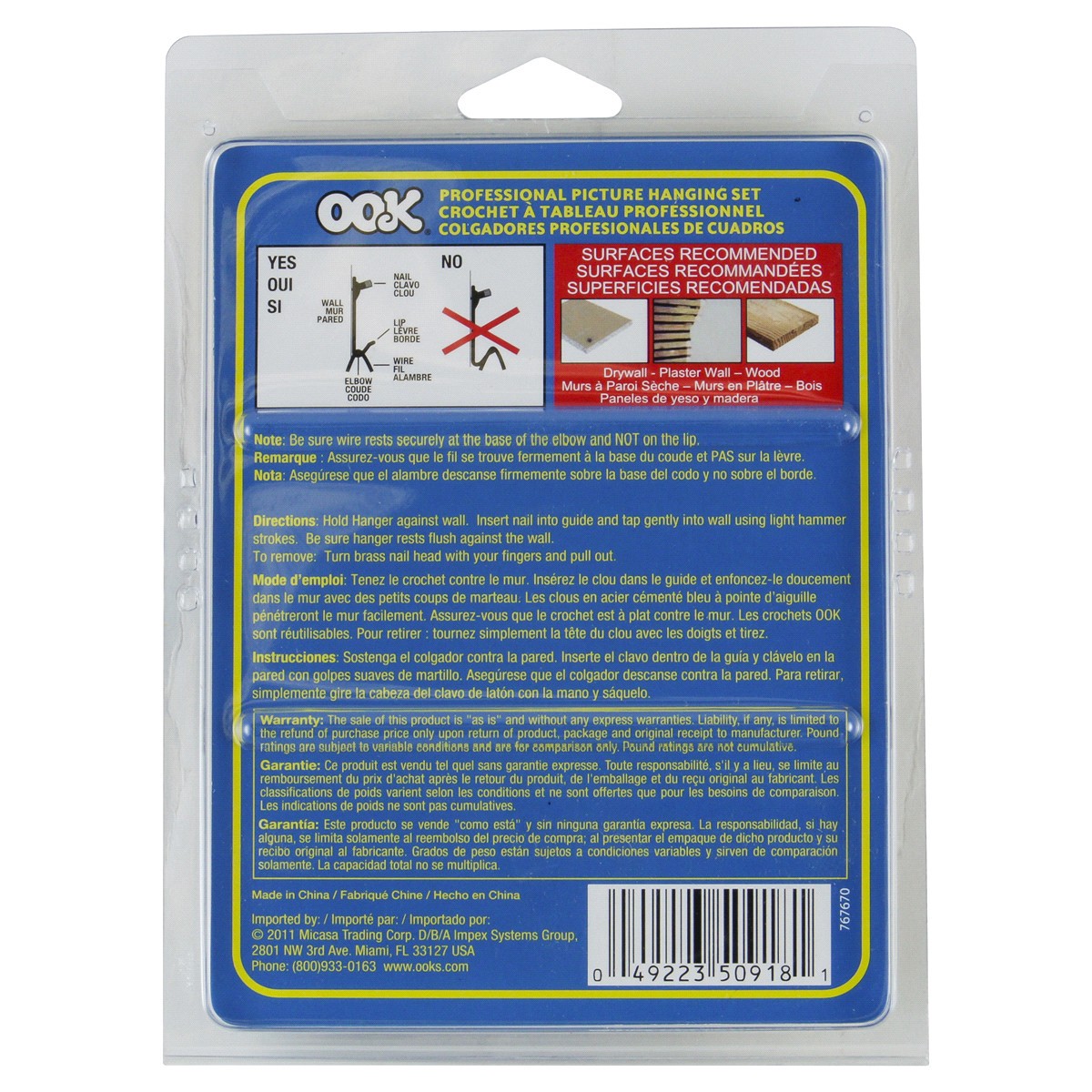 slide 2 of 2, OOK Professional Picture Hanging Set, Hangs 12 pictures, 10 ct; 100 lb