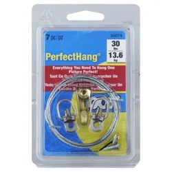 OOK Brass Perfect Hanging Kit