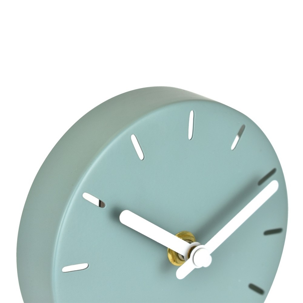 slide 3 of 4, Project 62 Metal Pedestal Desk Clock - Sage , 1 ct