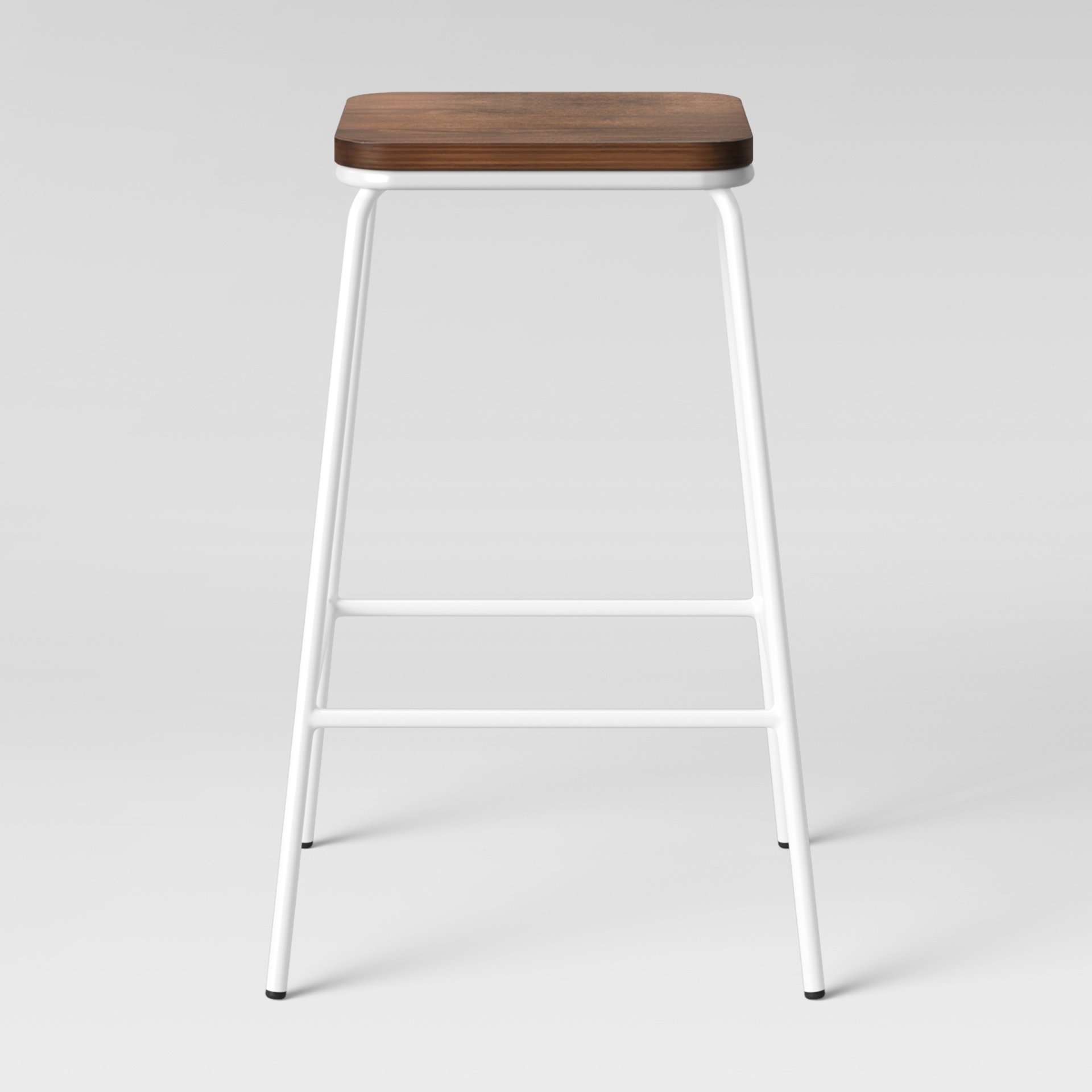 slide 1 of 3, Project 62 Rhodes Metal/Wood Counter Stool - White, 1 ct