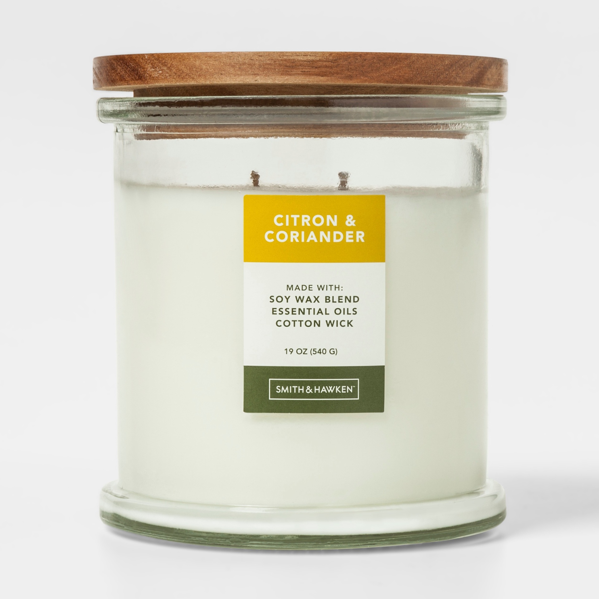 slide 1 of 2, Smith & Hawken Citron Coriander Candle, 1 ct