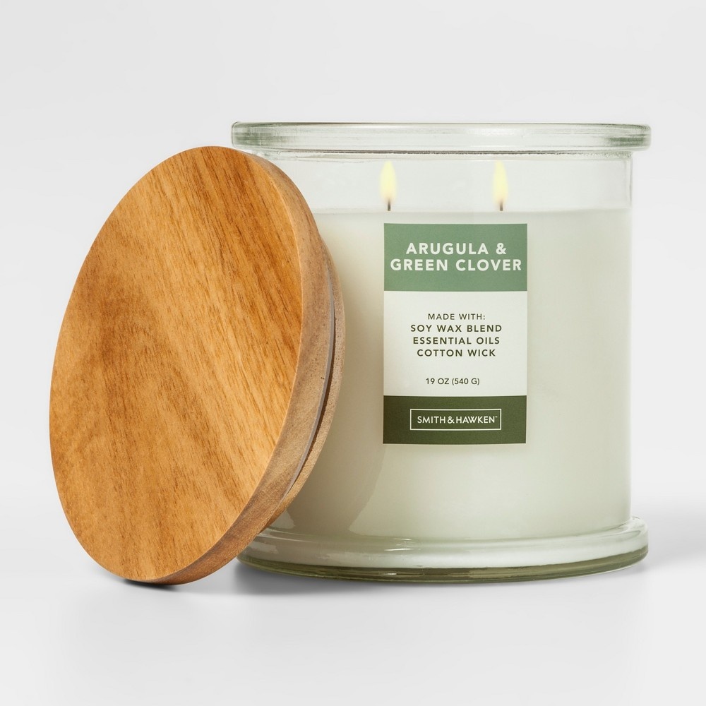 slide 2 of 2, Smith & Hawken Clover Arugula Candle, 1 ct