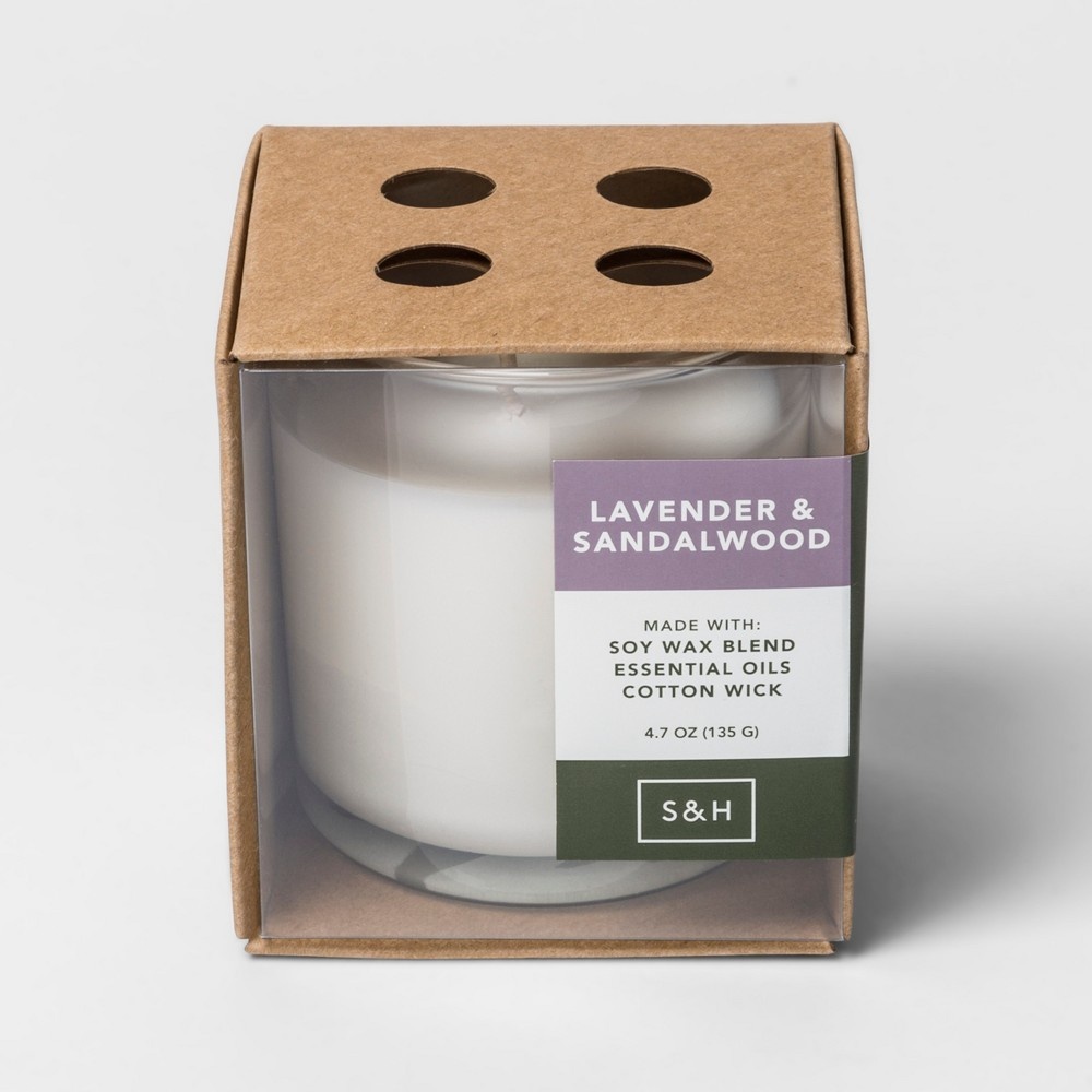 slide 2 of 3, Smith & Hawken Petit Jar Candle - Lavender & Sandalwood, 1 ct