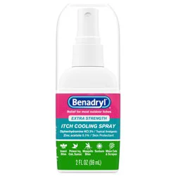 Benadryl Extra Strength Itch Cooling Spray, 2 Fl. Oz