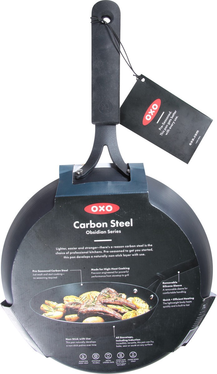 slide 2 of 12, Oxo Obsidian Frypan 10I Carbon Stl, 1 ct