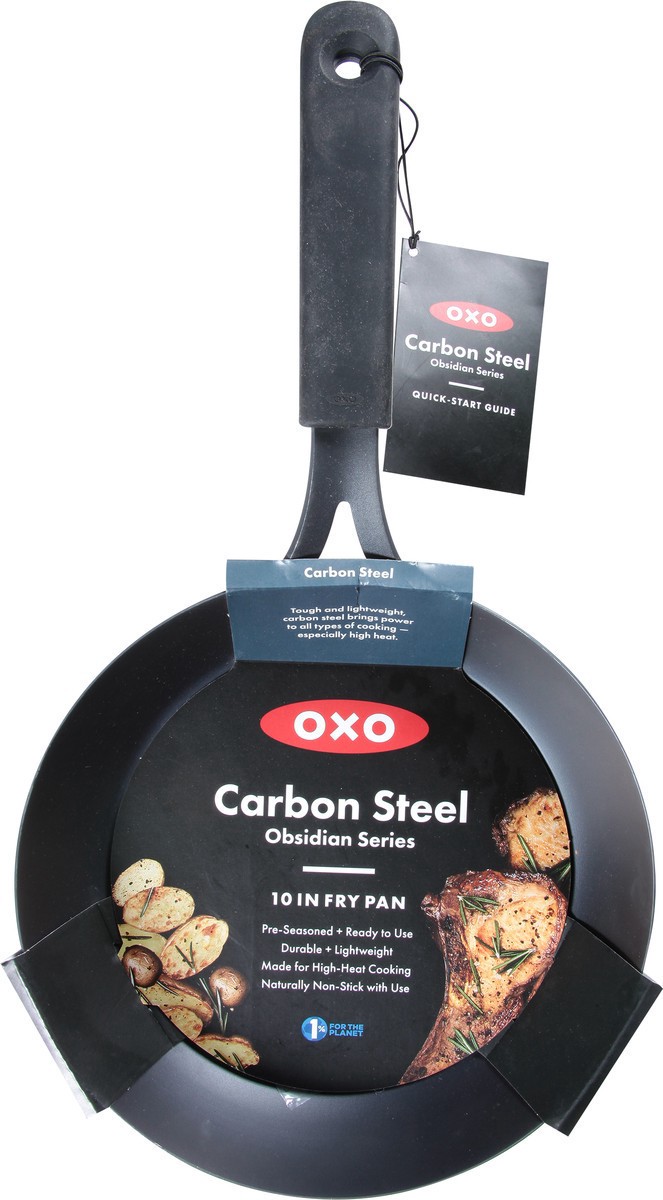 slide 3 of 12, Oxo Obsidian Frypan 10I Carbon Stl, 1 ct