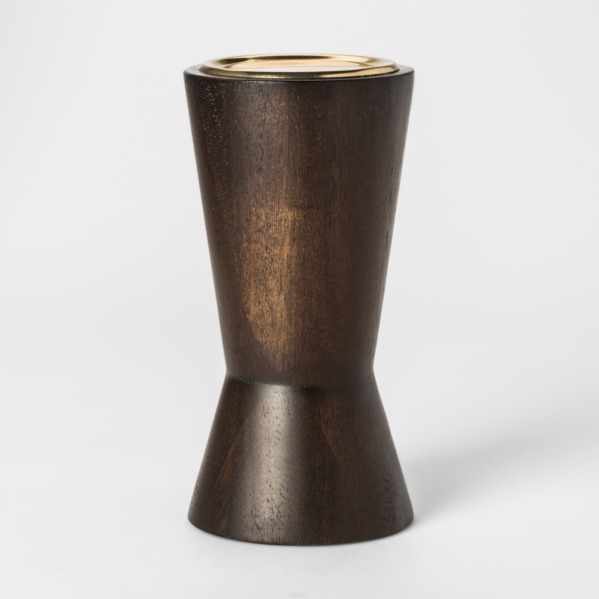 slide 1 of 1, Project 62 Large Candle Holder - Dark Brown, 1 ct