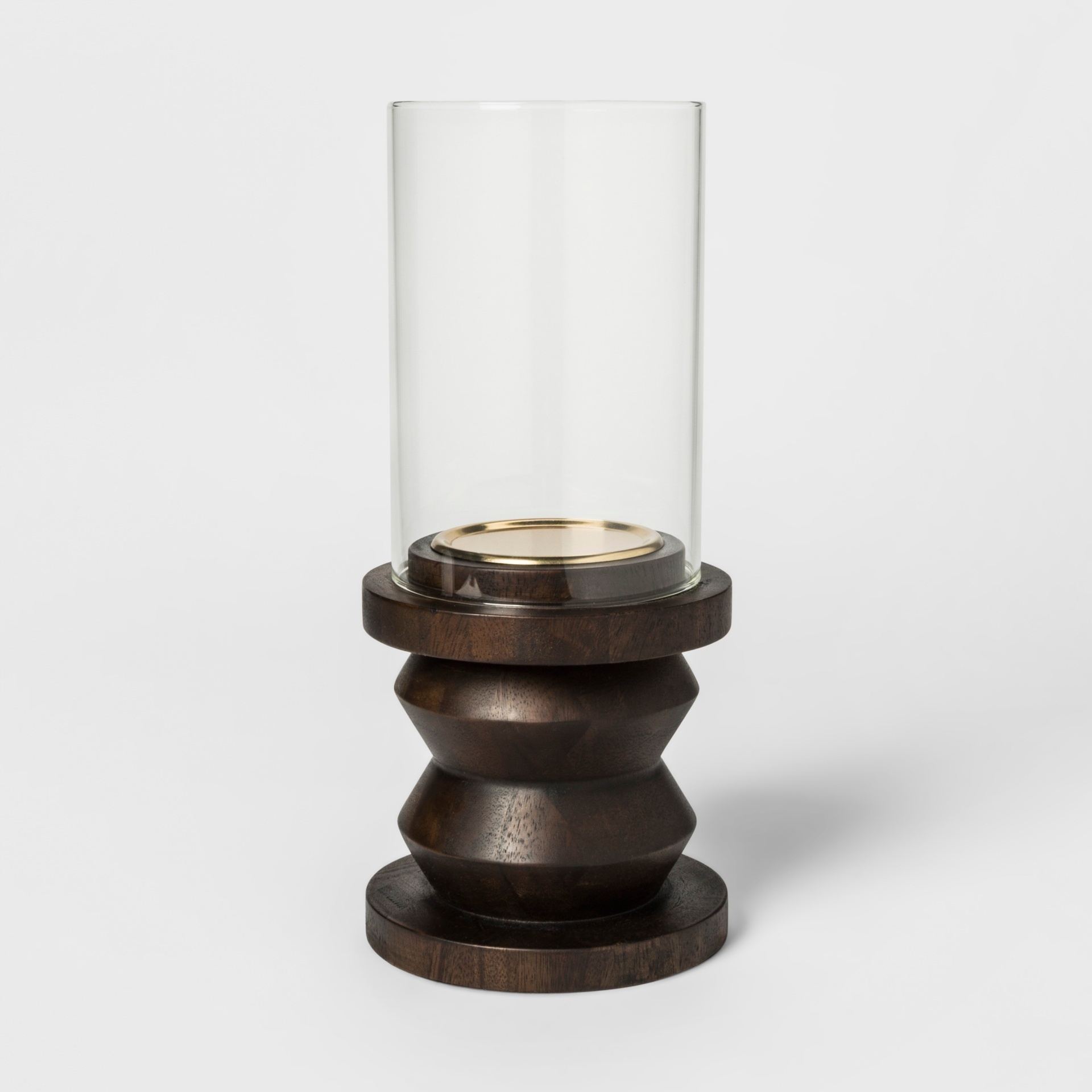 slide 1 of 1, Project 62 Candle Holder - Dark Brown, 1 ct