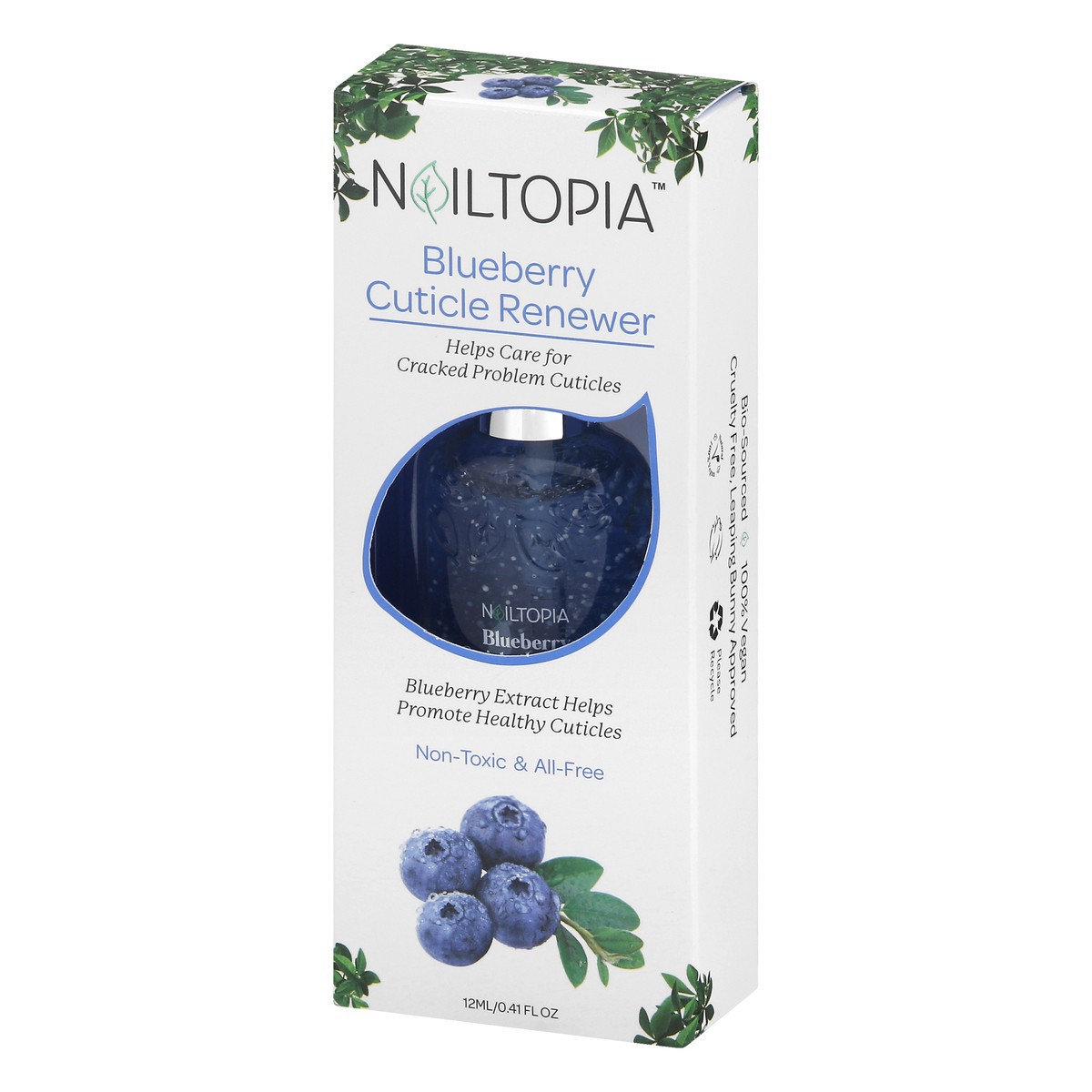 slide 6 of 12, Nailtopia Blueberry Cuticle Renewer 12 ml, 12 ml