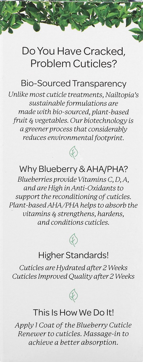 slide 5 of 12, Nailtopia Blueberry Cuticle Renewer 12 ml, 12 ml