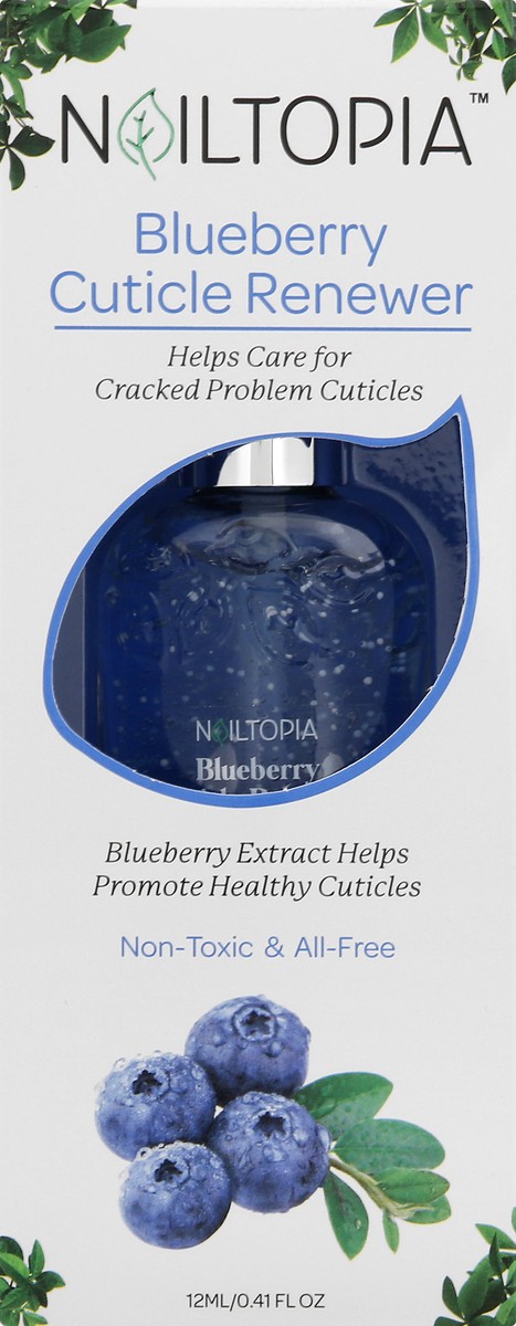 slide 4 of 12, Nailtopia Blueberry Cuticle Renewer 12 ml, 12 ml