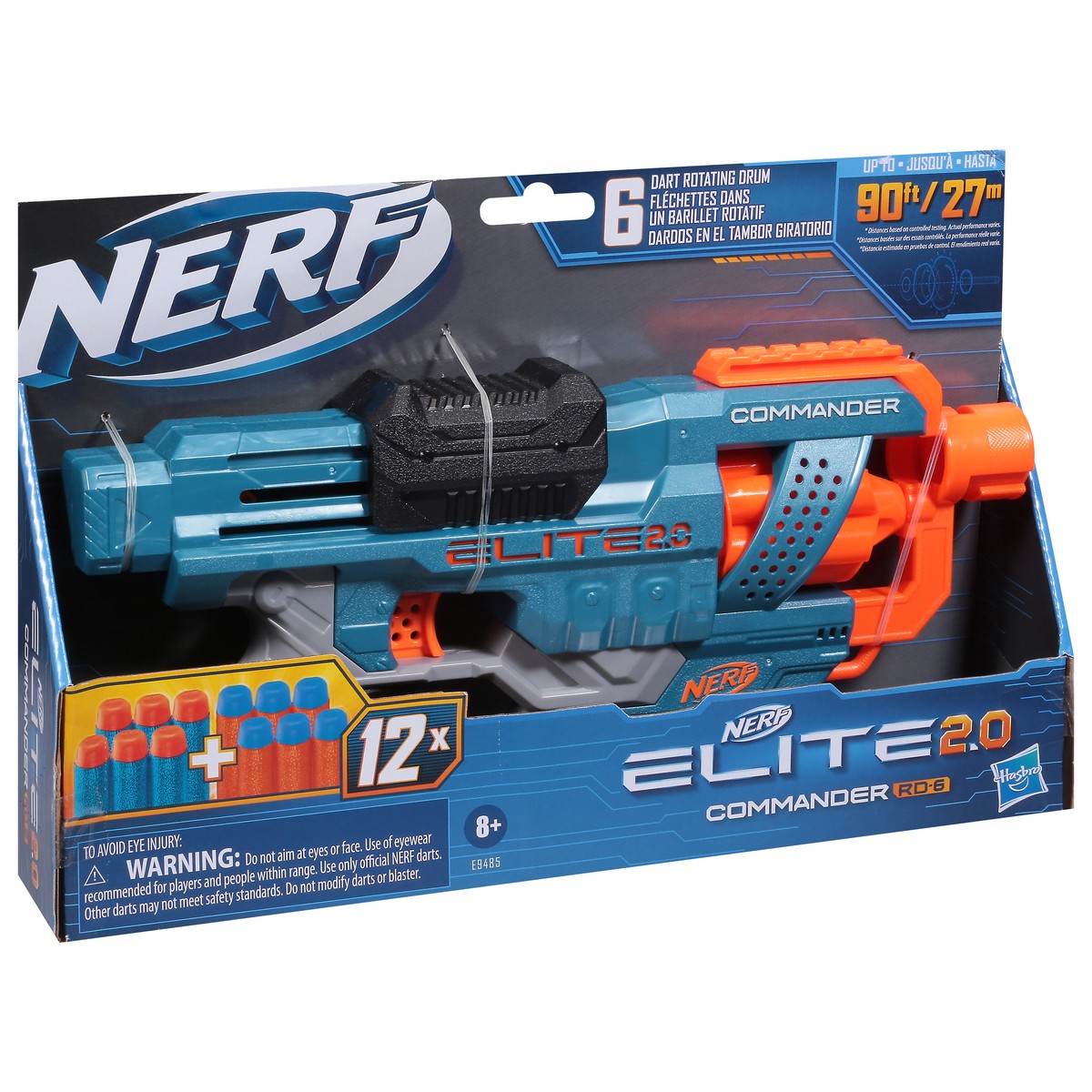 slide 8 of 9, Nerf Has Nef Elite Comndr Dart Gun - EA, 1 ct