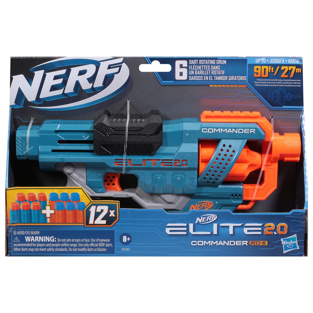 slide 1 of 9, Nerf Has Nef Elite Comndr Dart Gun - EA, 1 ct
