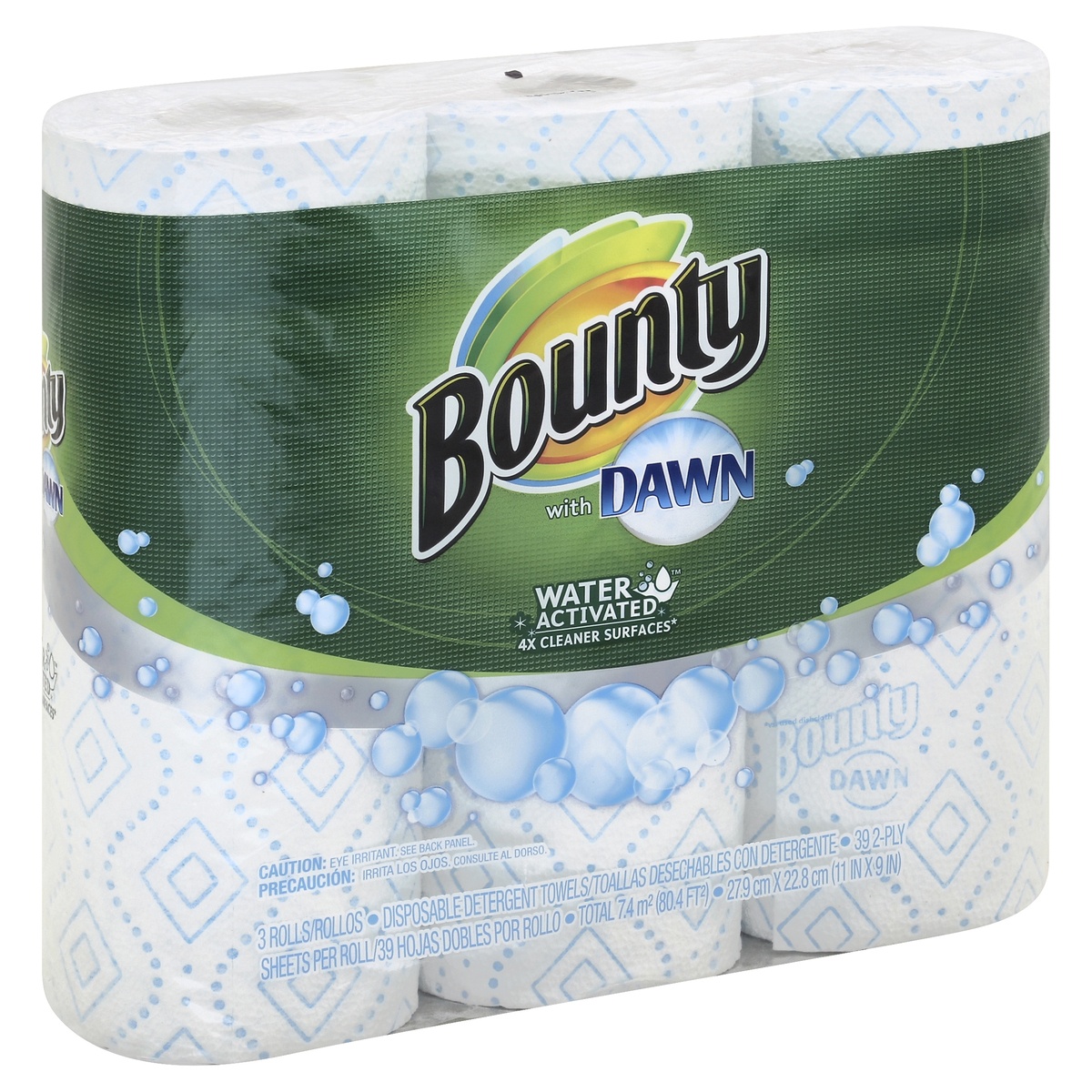 slide 1 of 1, Bounty Detergent Towels, 6 ct