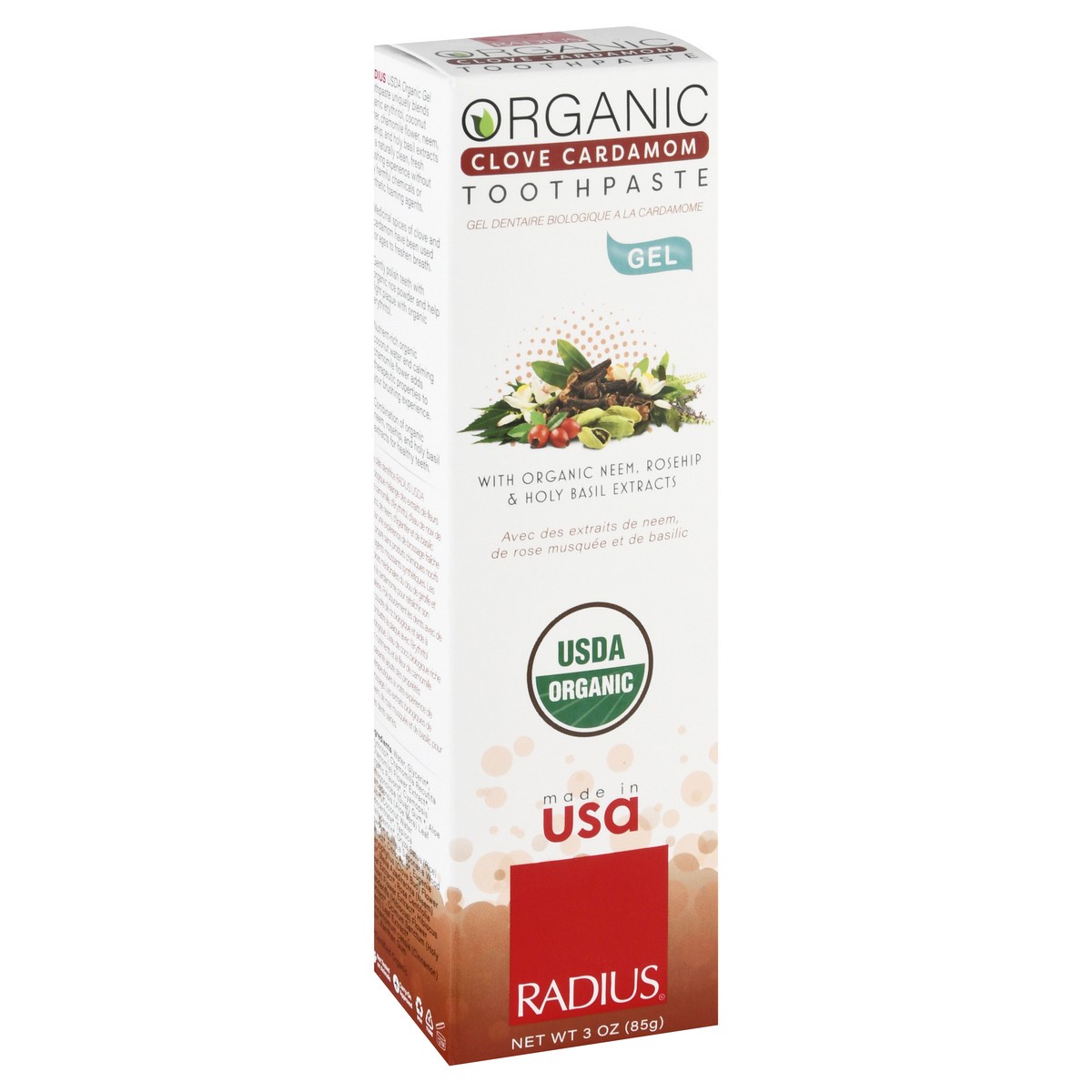 slide 2 of 9, Radius Tthpste,Og,Clove Cardmom, 3 oz