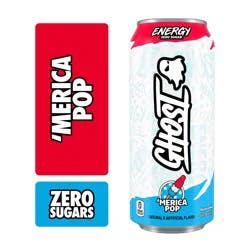Ghost Zero Sugar Energy Drink, Merica Pop, 16 fl oz Can