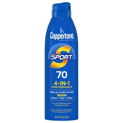 Coppertone Sport Broad Spectrum SPF 70 Sunscreen Spray 5.5 oz